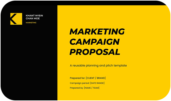 Campaign Proposal Template